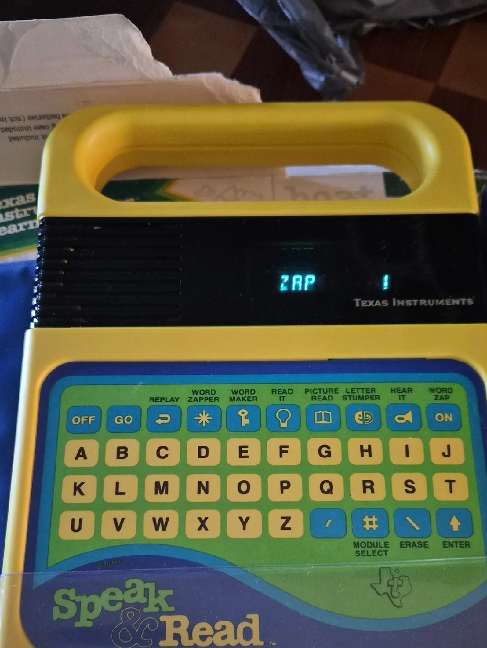 Speak and read texas instrument